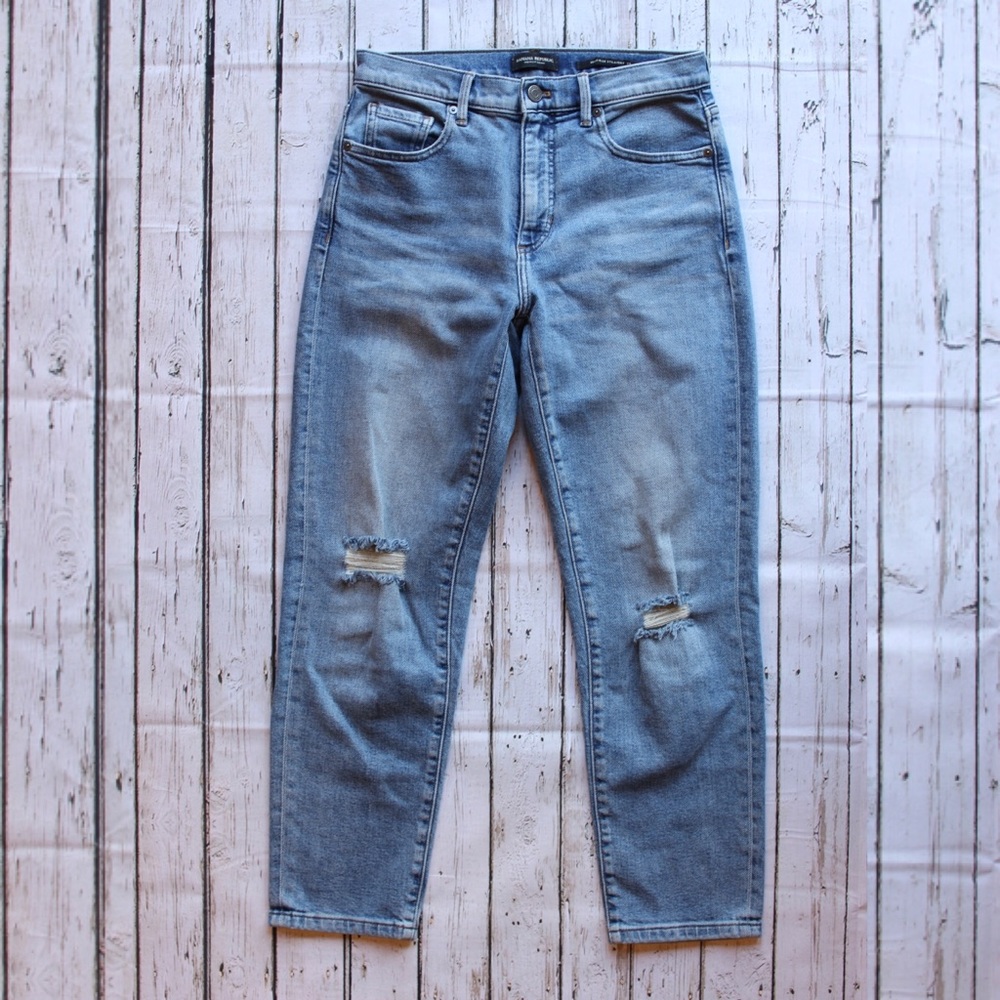 Banana Republic High Rise Straight Jeans